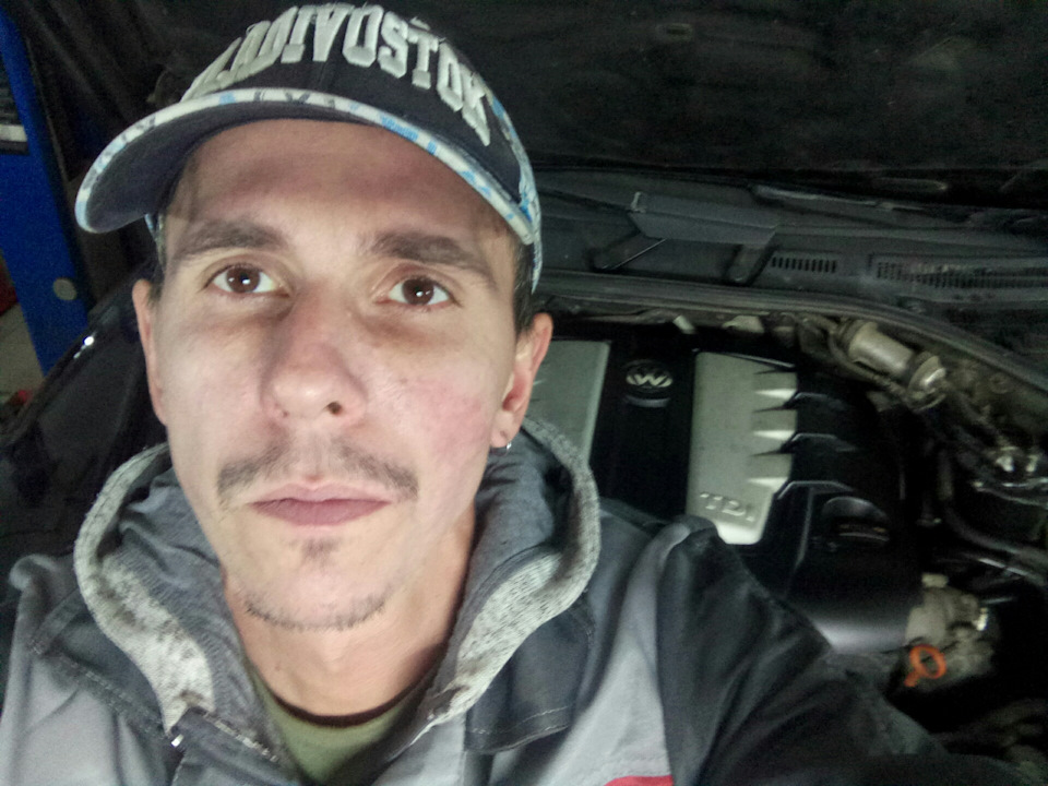 С Новым Годом, С Новым маслом ＝) — Volkswagen Touareg (1G), 3 л, 2009 ...