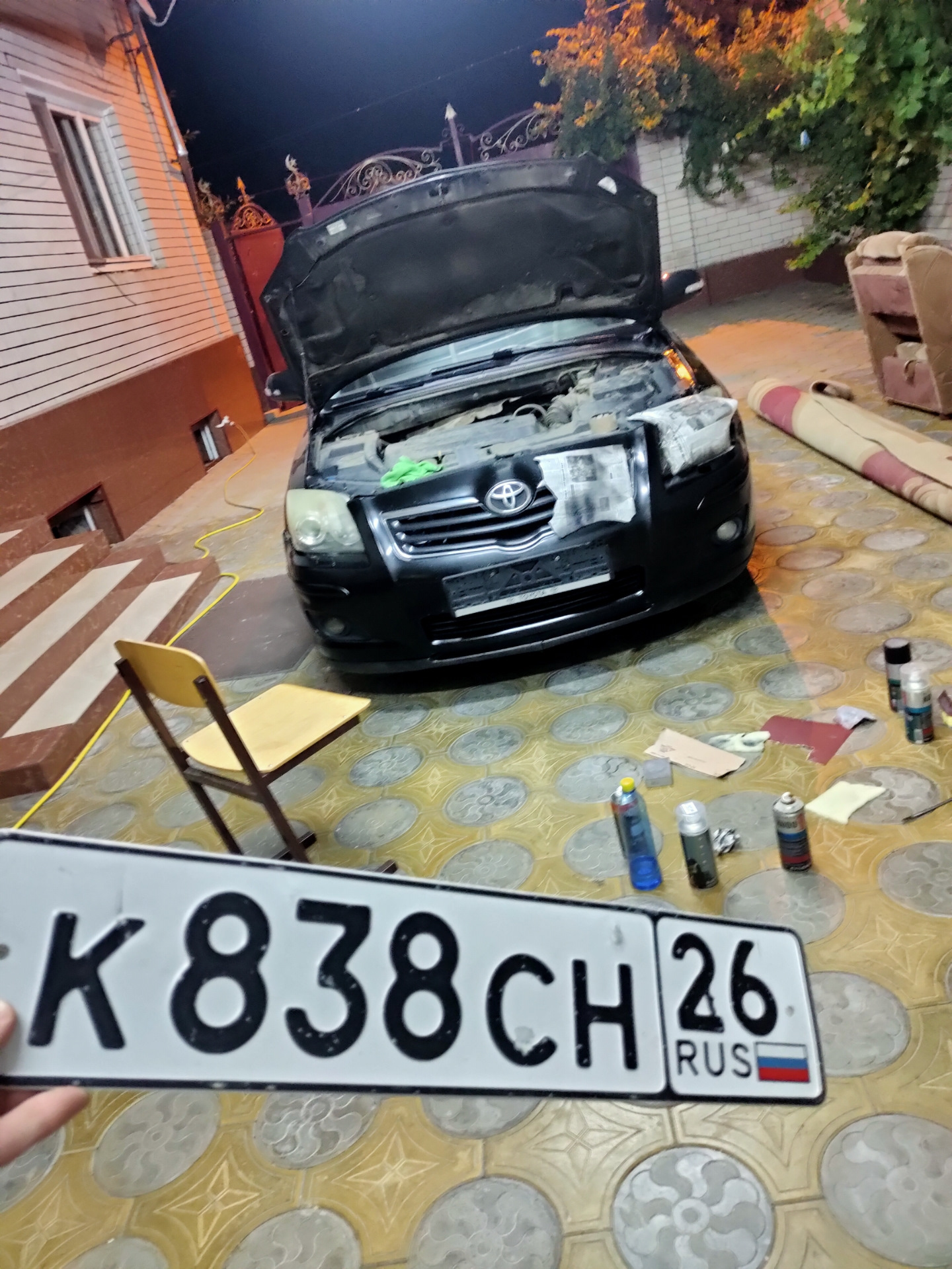 Бампер — Toyota Avensis II, 1,8 л, 2008 года | своими руками | DRIVE2