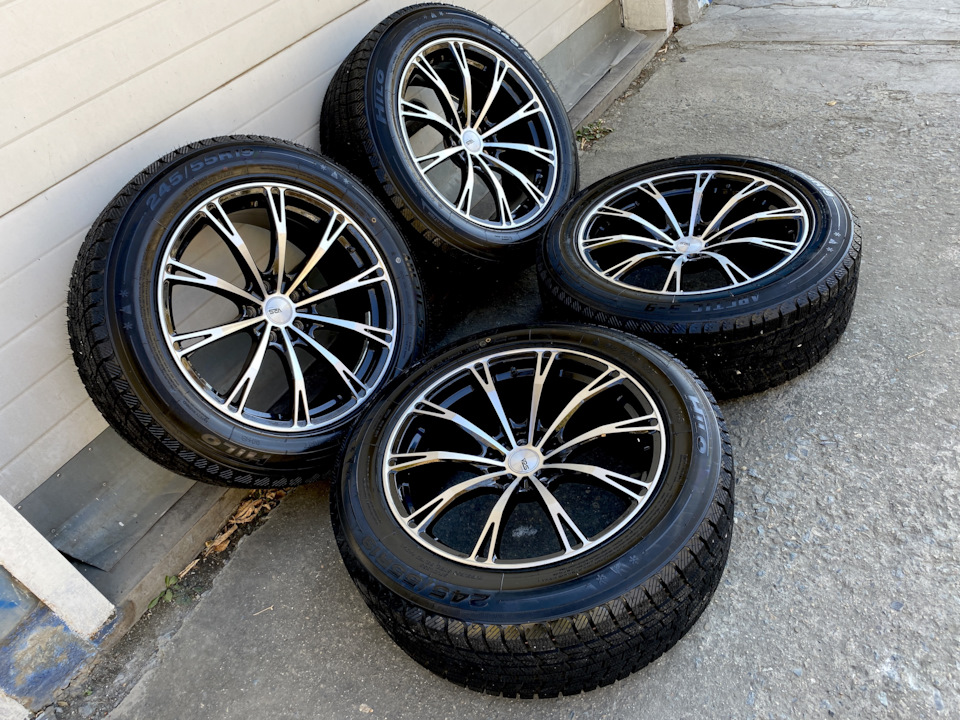 Шины всесезонные 245/55 R19, литые диски VPS 8,5Jx19 ET30 5x114,3 на ...