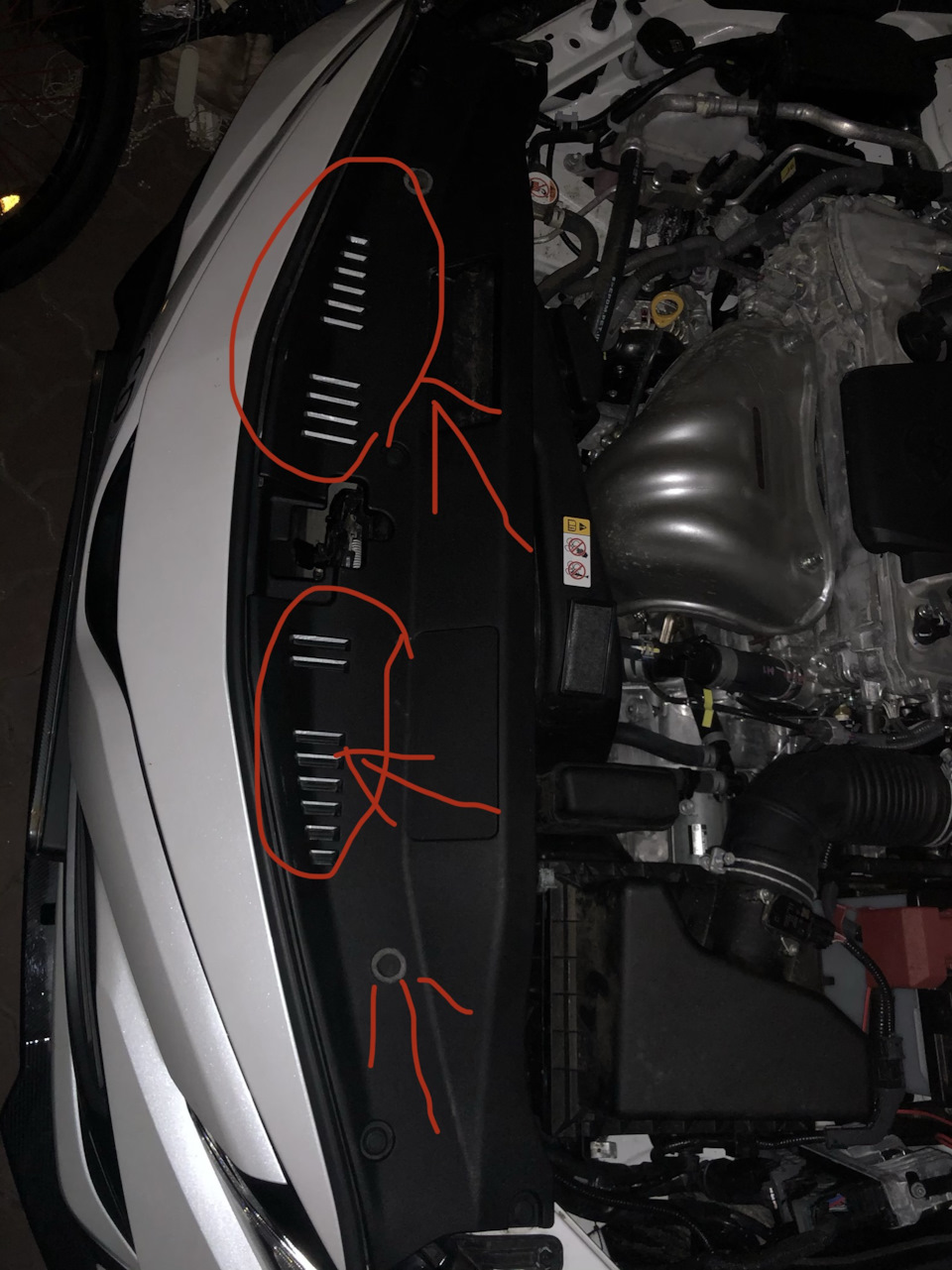 Грязь под капотом, какой-то «день сурка» — Toyota Camry (XV70), 2,4 л ...