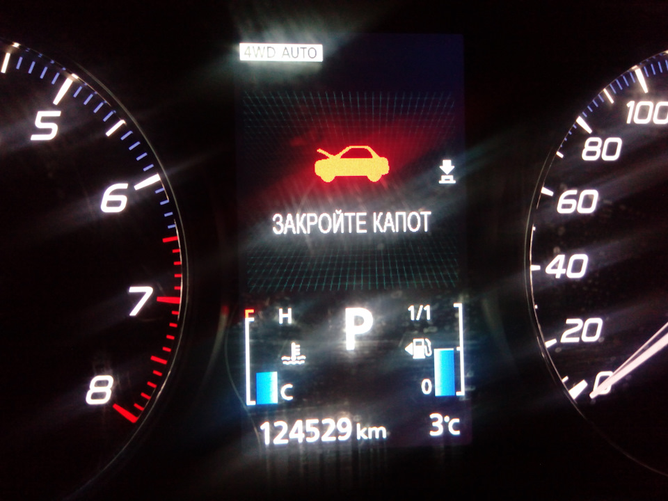 Концевик капота — Mitsubishi Outlander (3G), 2 л, 2013 года | стайлинг ...