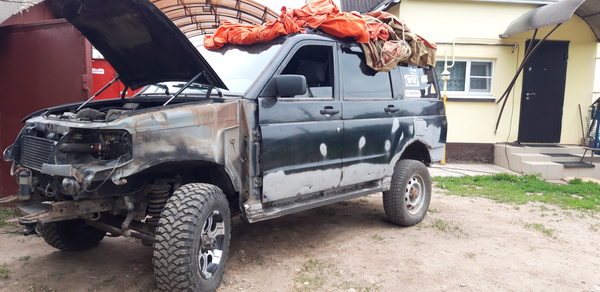 Пороги 100*50 на Патриот — УАЗ Patriot, 2,3 л, 2011 года | кузовной ...