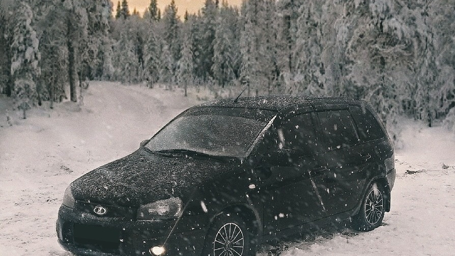 67 Замена ремня генератора и ролика — Lada Калина универсал, 1,4 л ...