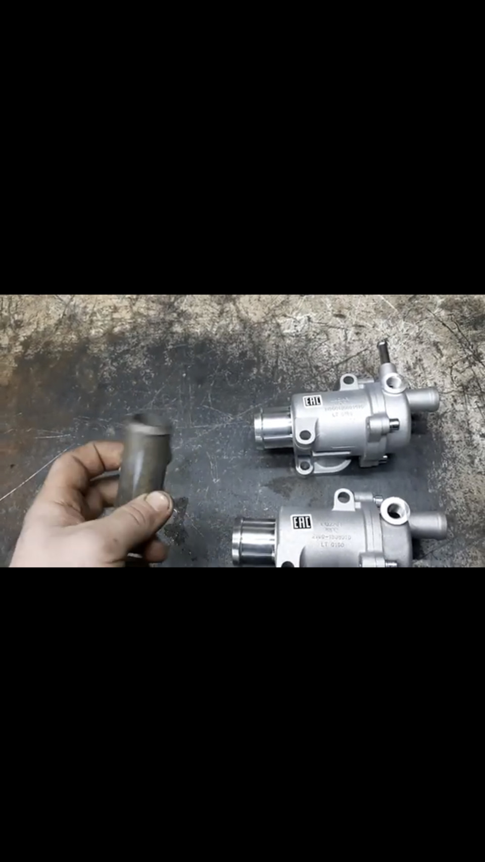 Установка гранта термостата с штуцером — LADA Приора седан, 1,6 л ...