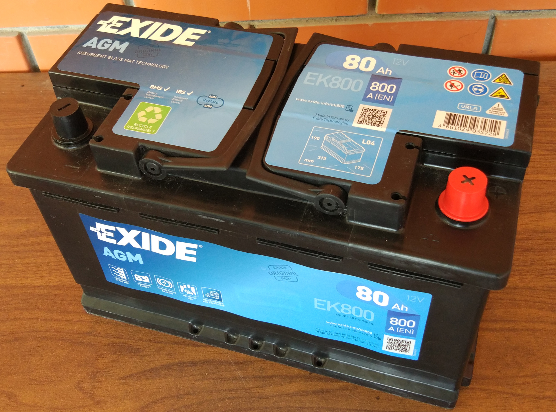 Exide ek800