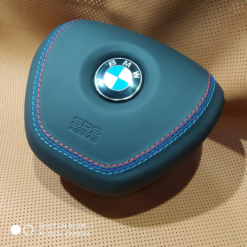 Перетяжка подушки руля БМВ — DRIVE2