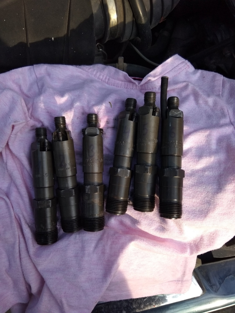 Замена распылителей форсунок ом 606 — Mercedes-Benz E-Class (W210), 3 л ...