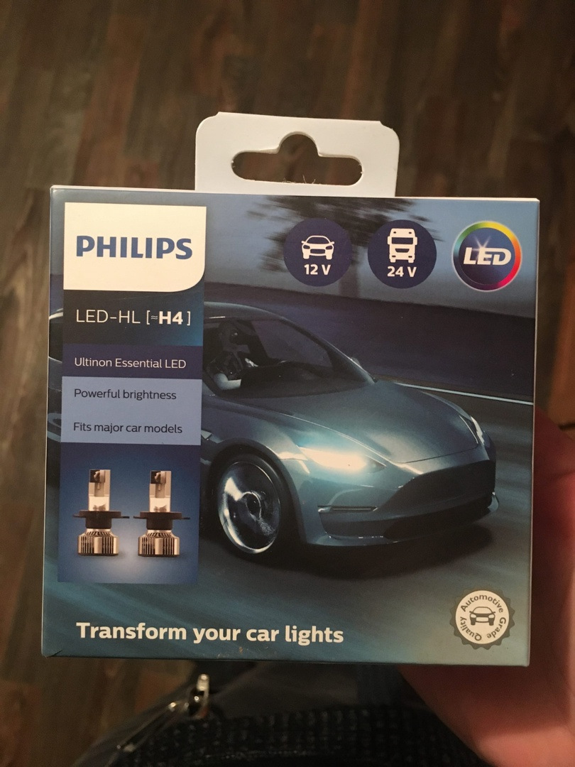 Лампы Philips LED HL H4 Ultinon Essential — Lada 2114, 1,6 л, 2011 года |  электроника | DRIVE2