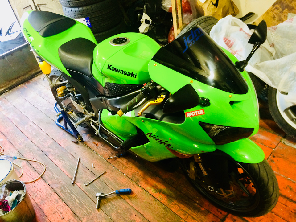 2006 Kawasaki Ninja 636 ZX-6R лёгкое сезонное взбадривание