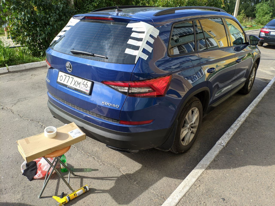 Дефлекторы спойлера заднего стекла Skoda Kodiaq (565071601) — Skoda ...