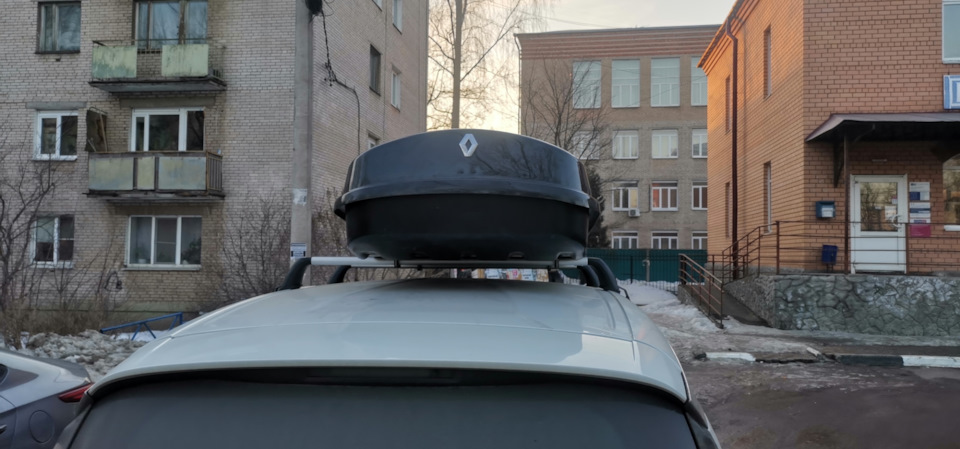 Оригинальный багажник-бокс на крышу — Renault Espace V, 1,6 л, 2017 ...