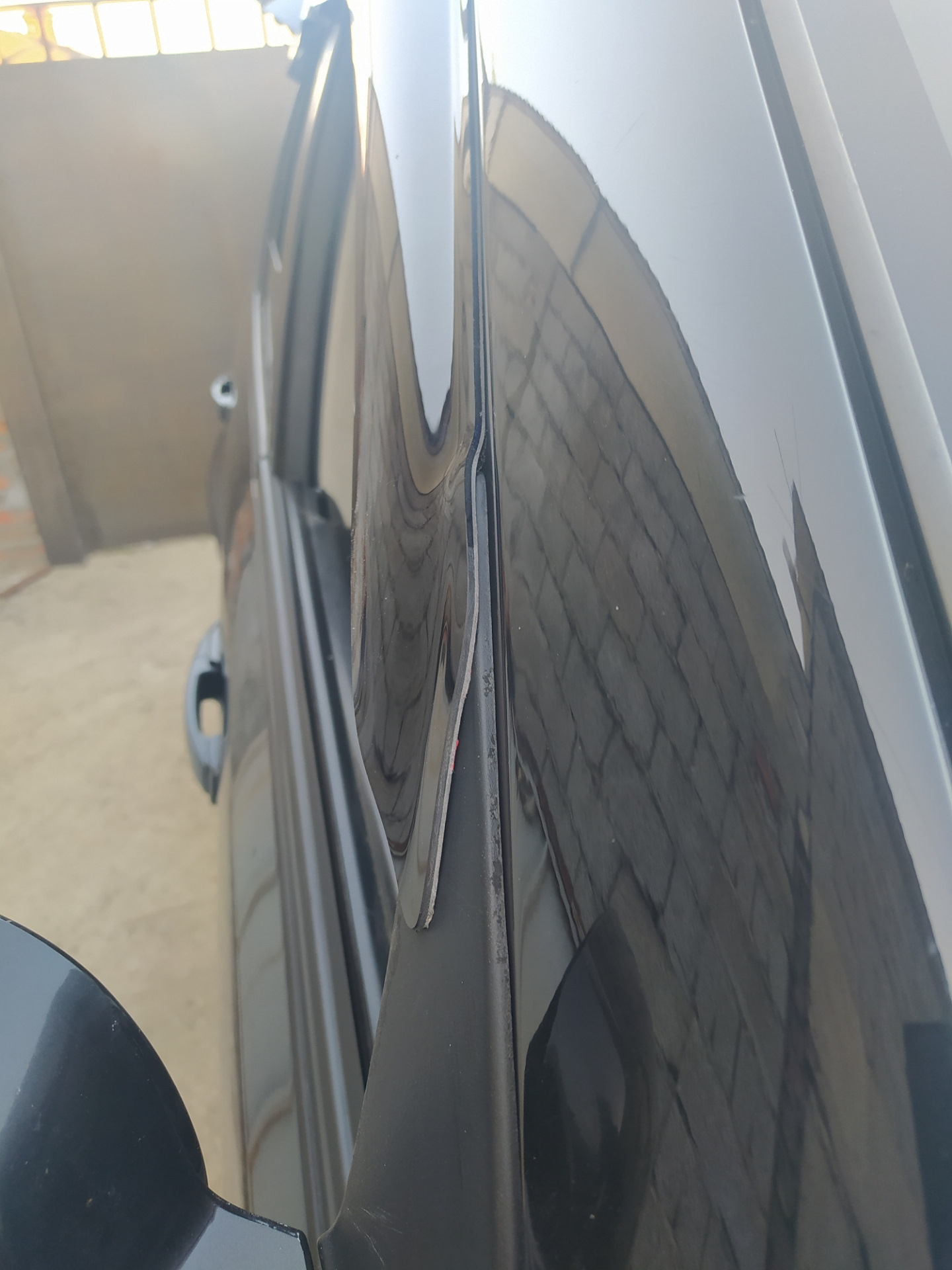 Установка дефлекторов окон — SsangYong Rexton (2G), 3,2 л, 2007 года ...