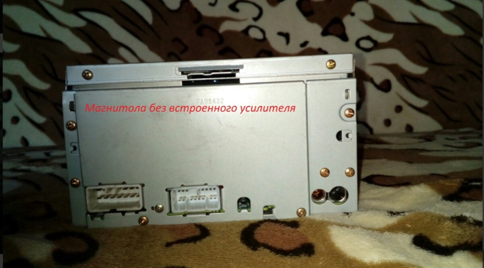 Стоковая магнитола + Bluetooth Ч.1 — Toyota Cresta (90), 2,5 л, 1994 ...