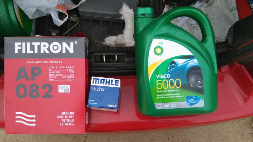 Замена масла и фильтров — Daewoo Nexia (N150), 1,5 л, 2012 года ...