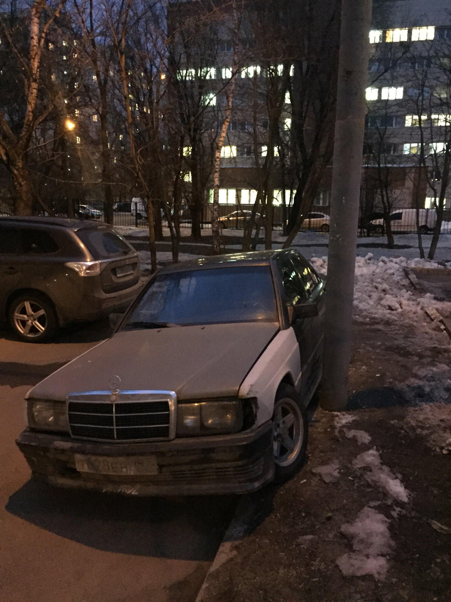 Угон — Mercedes-Benz 190 (W201), 2,3 л, 1987 года | ДТП | DRIVE2