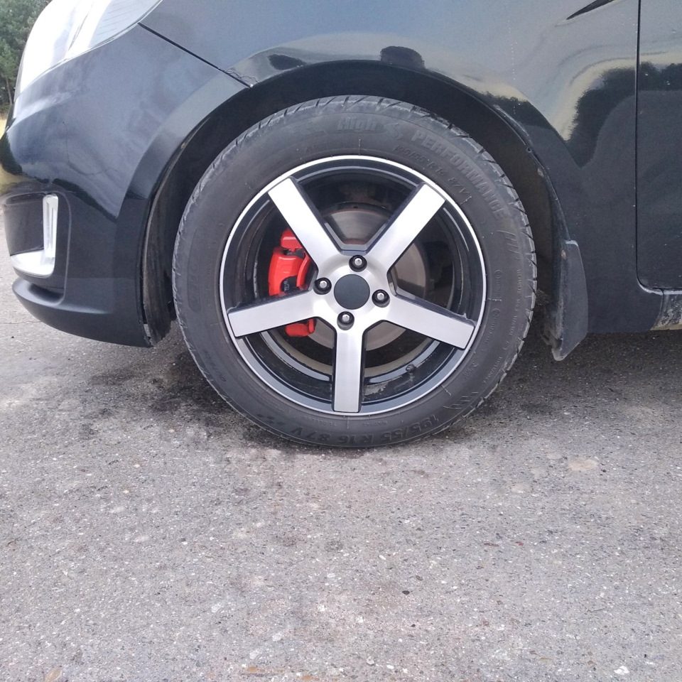 Диски NEO V03-1665 и резина Tigar High Performance R16 — KIA Rio (3G ...