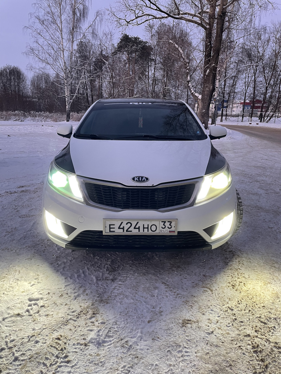 ФСО на дальний свет — KIA Rio (3G), 1,6 л, 2012 года | электроника | DRIVE2