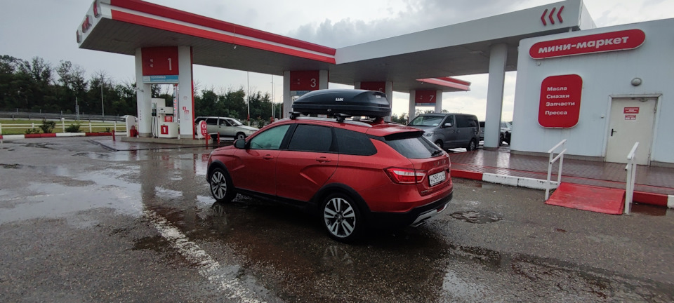 Фото с места отдыха после дождя. — Lada Vesta SW Cross (1G)