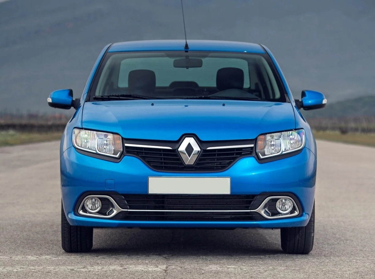 Рендер легкого тюнинга передней части — Renault Logan (2G), 1,6 л, 2014 ...
