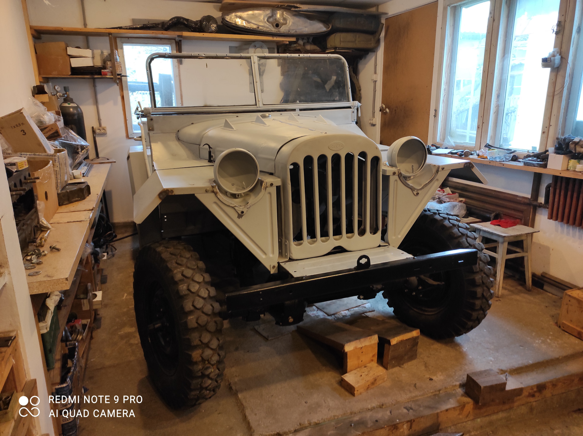 Газ-67. Продолжение наборки кузова — ГАЗ 67, 3,3 л, 1944 года | своими ...