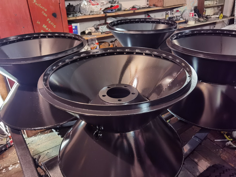 Проект "Хищник". Покраска дисков — ЛуАЗ 969, 1,7 л., 1991 года | своими ...