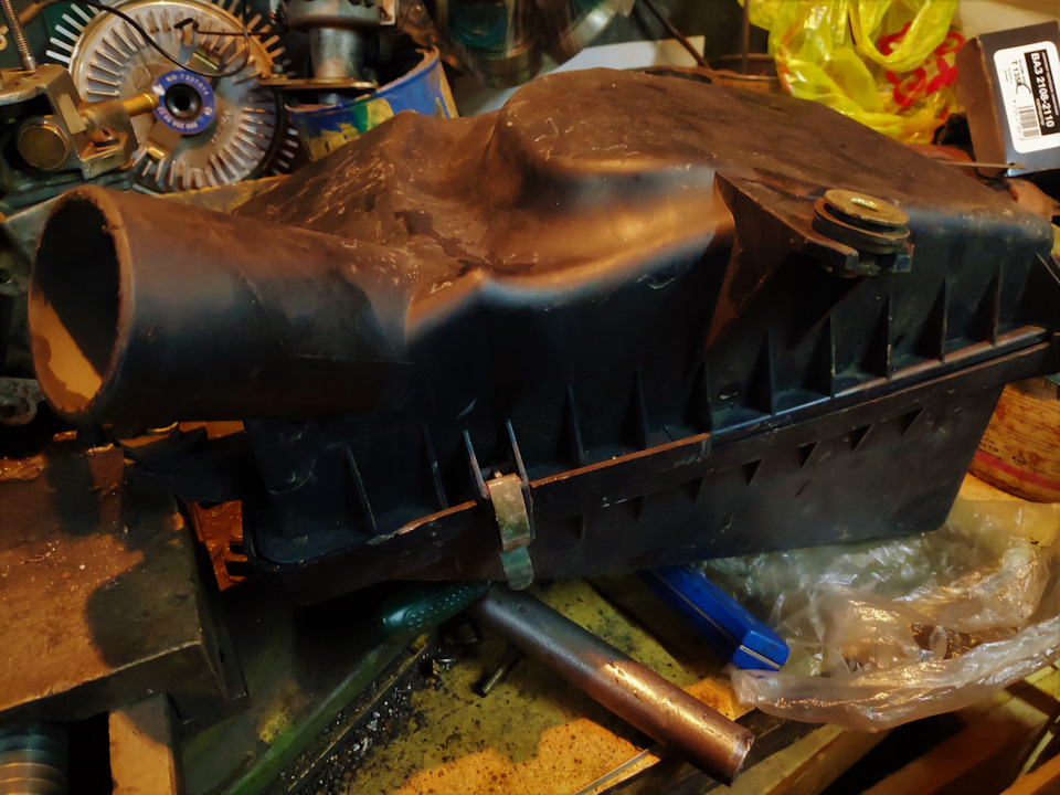 Воздушный фильтр с Мазды 626 в ЗАЗ-968 — ЗАЗ 968, 1,2 л, 1990 года ...