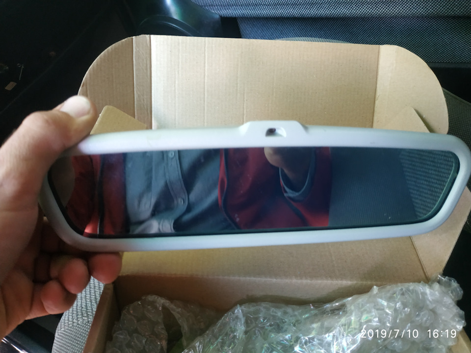 Ремонт салонного зеркала заднего вида с автозатемнением — Volkswagen ...