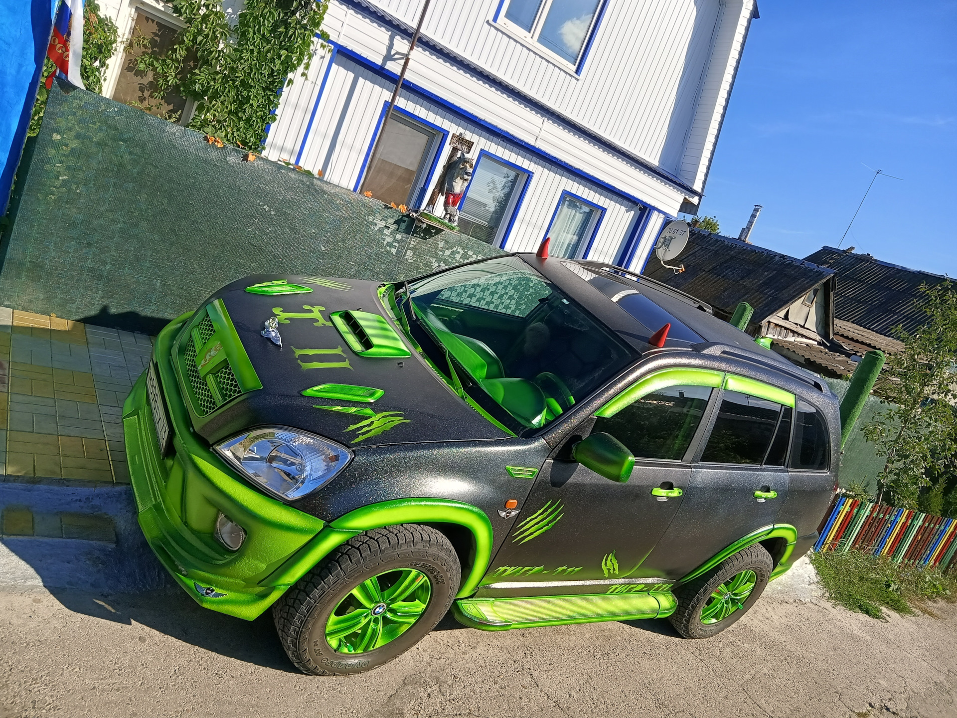 Капот ЧЕРИ ТИГГО Т11 ТЮНИНГ — Chery Tiggo 1, 1,8 л, 2008 года | тюнинг ...