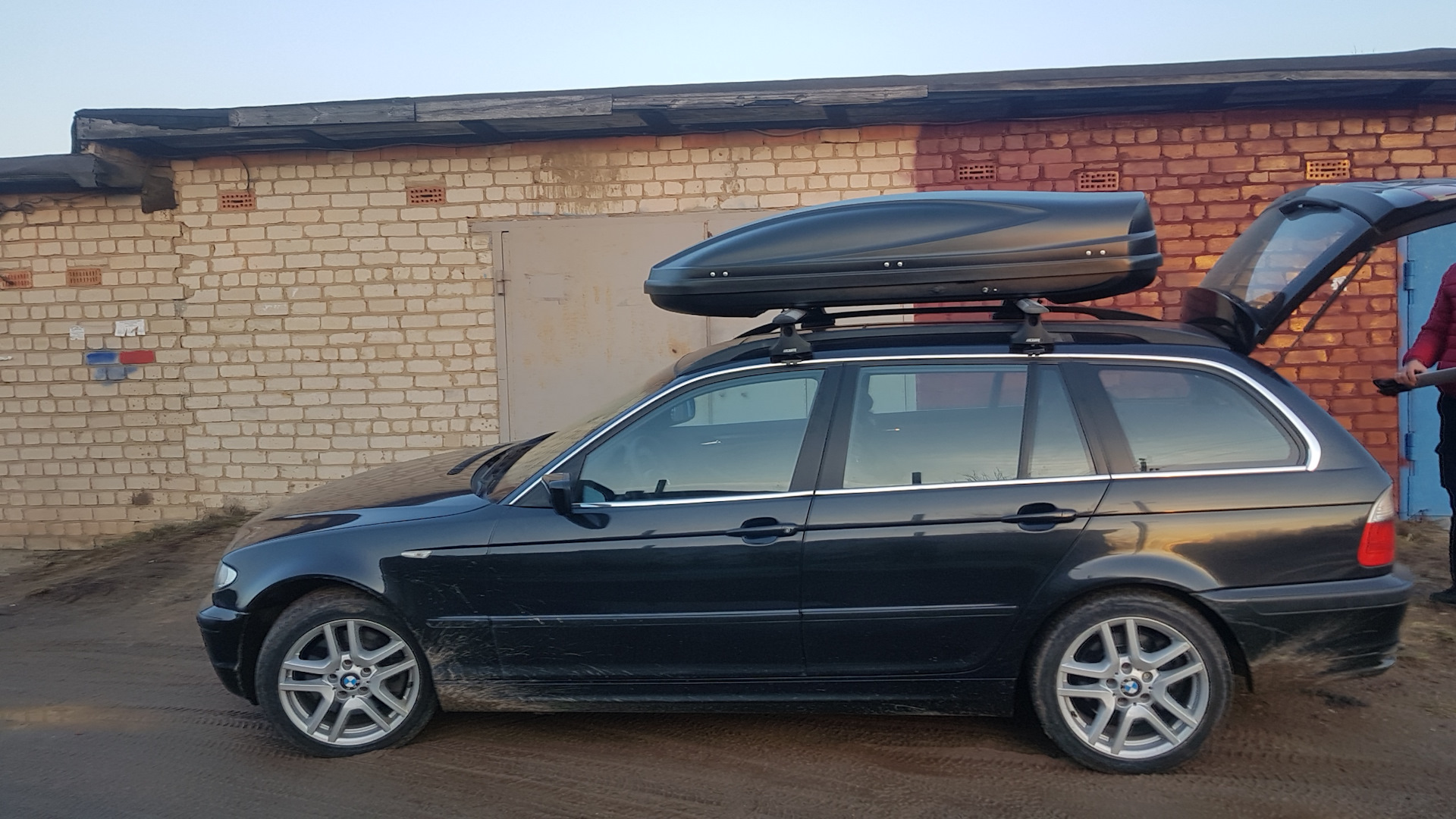 Аэробагажник на 480л для е46 touring — BMW 3 series Touring (E46), 3 л,  2003 года | аксессуары | DRIVE2