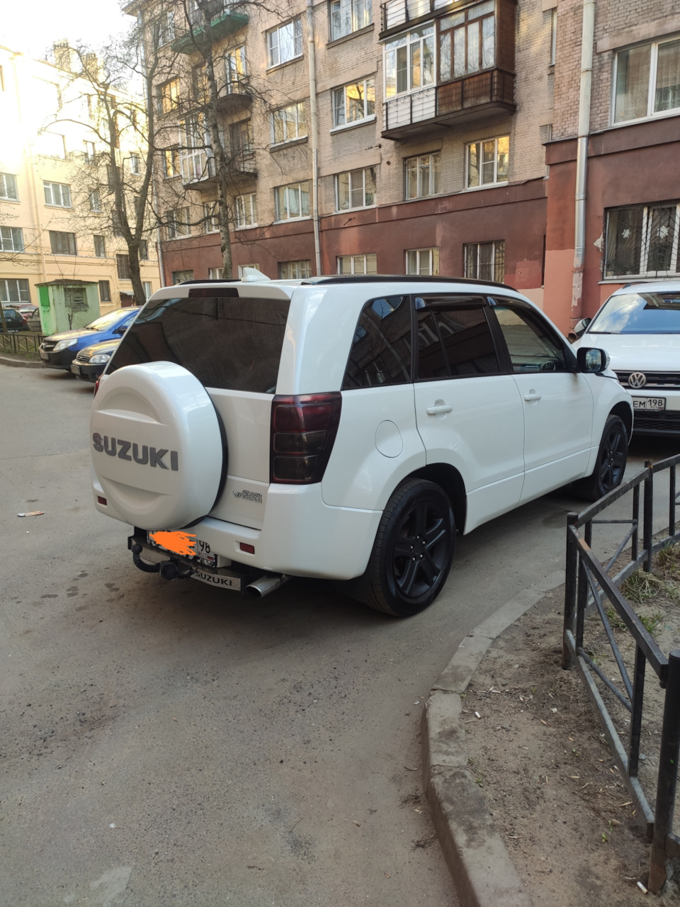 Матовые диски оригиналы и тонировку рекомендую всем — Suzuki Grand Vitara  (2G), 2,4 л, 2011 года | колёсные диски | DRIVE2