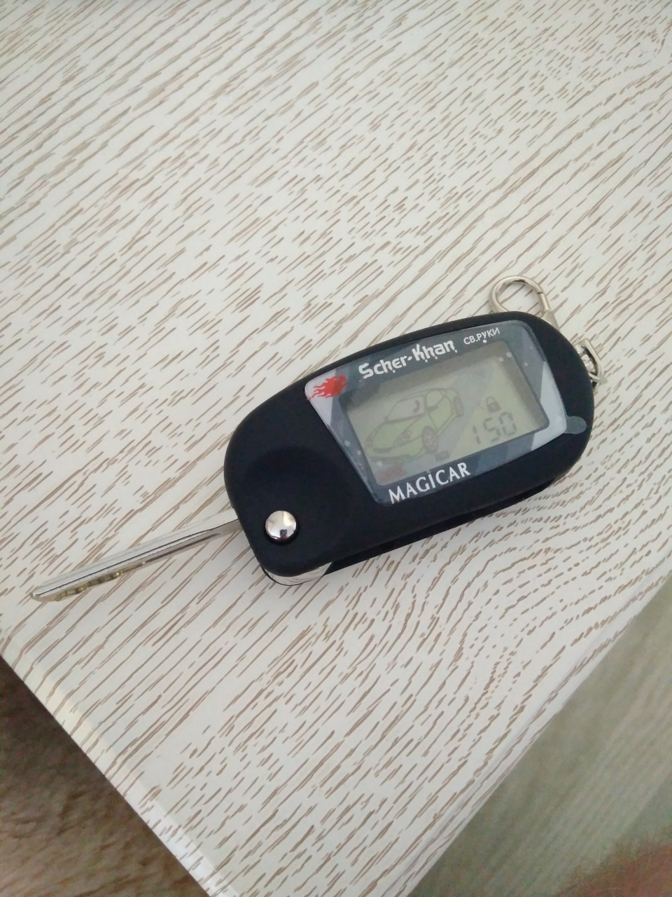 Выкидной ключ под сигнализацию Scher-Khan 5 — KIA Rio 5-door (2G), 1,4 ...