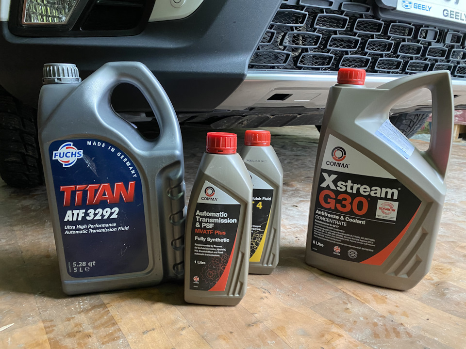 25. Замена технических жидкостей — Geely Emgrand X7, 2 л, 2020 года ...