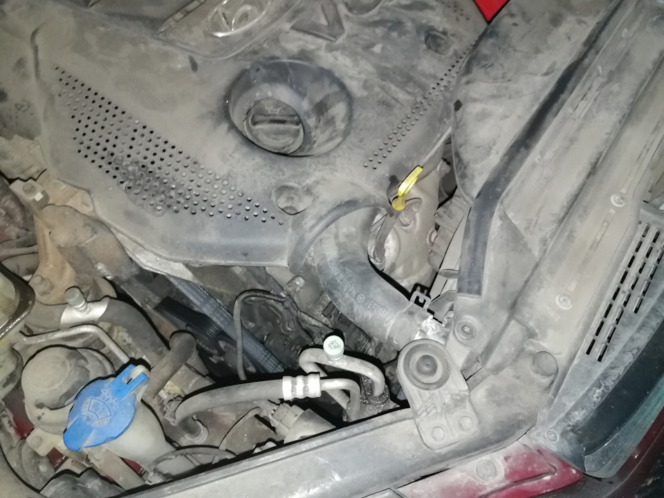 Замена верхнего патрубка радиатора — Hyundai Grandeur (TG), 3,3 л, 2008 ...
