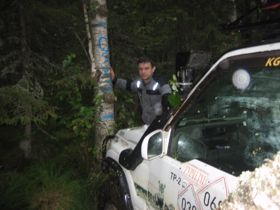 Слава типа героически берет первую точку)) — Suzuki Escudo (1G)