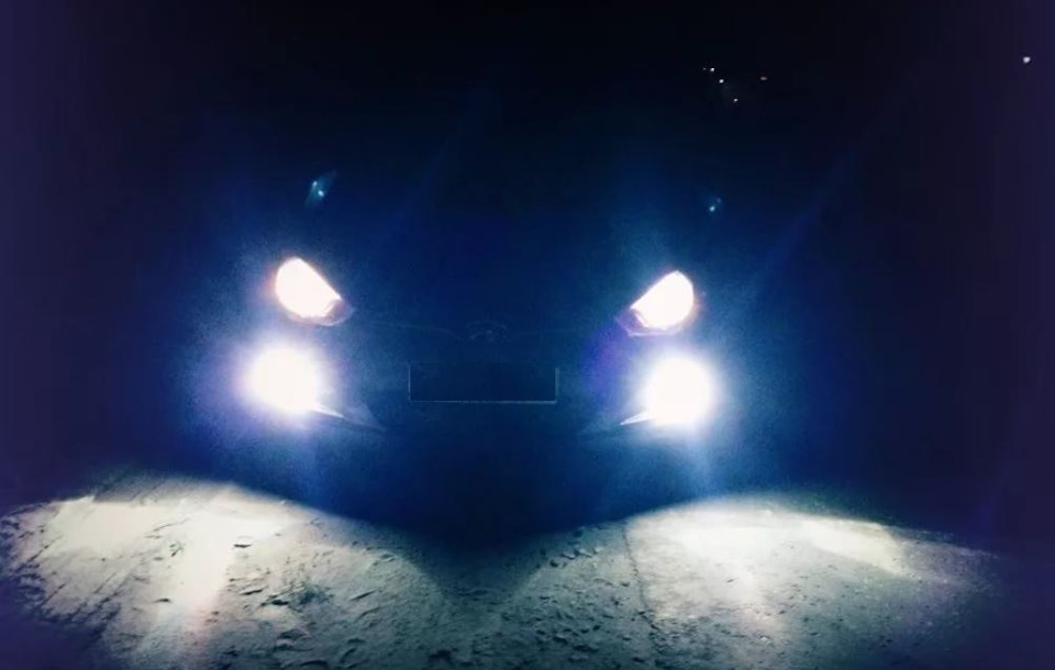 Есть ли толк противотуманных фар с галогенными лампами? — Hyundai ...