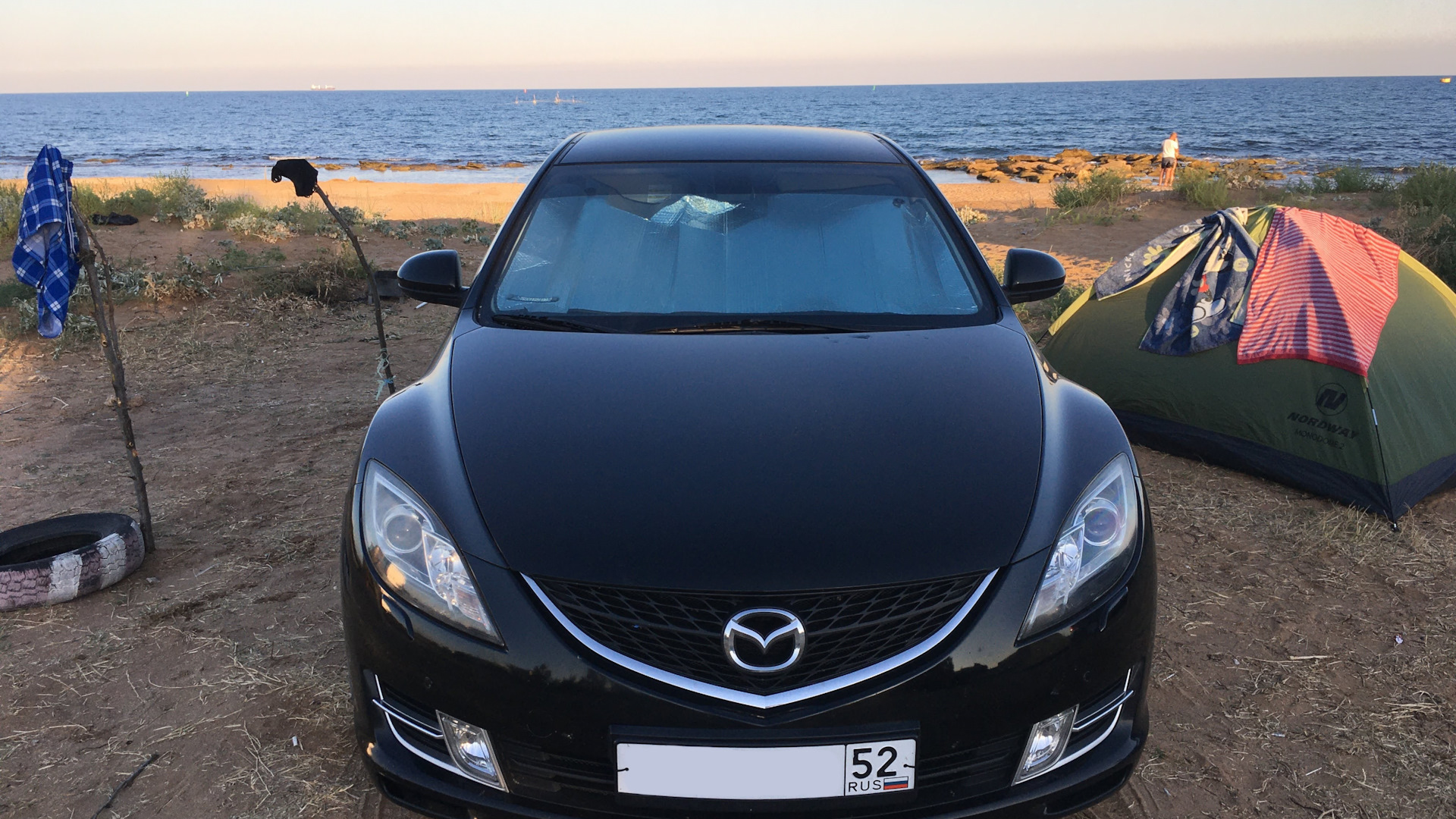 Mazda 6 (2G) GH 1.8 бензиновый 2008 | BRILLIANT BLACK ПРОДАНА на DRIVE2