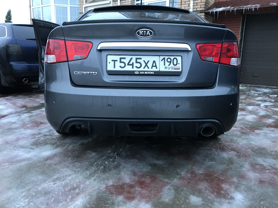 Покраска диффузора)) — KIA Cerato (2G), 1,6 л, 2013 года | тюнинг | DRIVE2