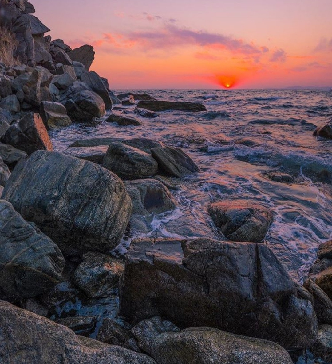 владивосток закат на море