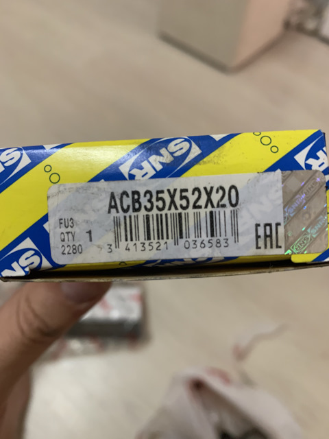ACB35X52X20 Подшипник компрессора кондиционера NTN-SNR | Запчасти на DRIVE2