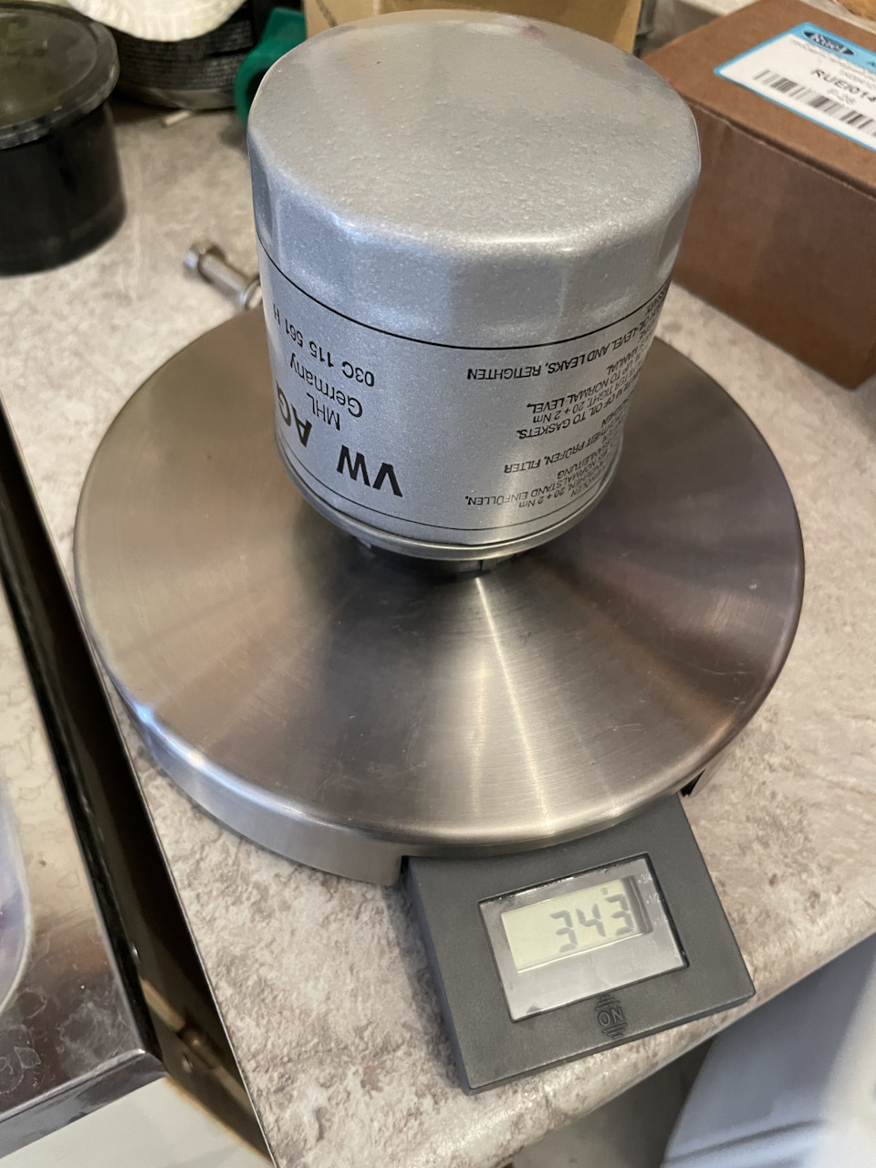 Вес масляного фильтра Caxa — Skoda Octavia A5 Mk2, 1,4 л, 2013 года ...