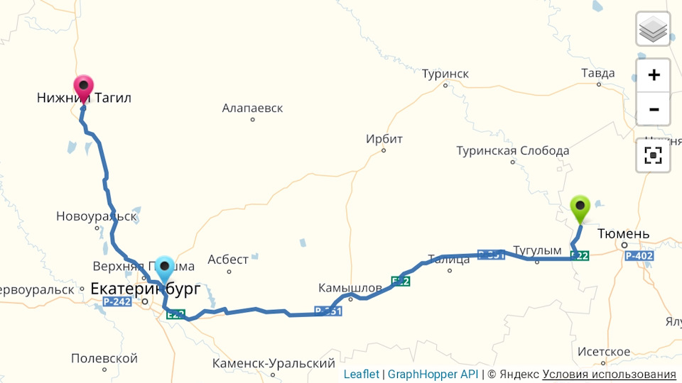 Карта туринская слобода