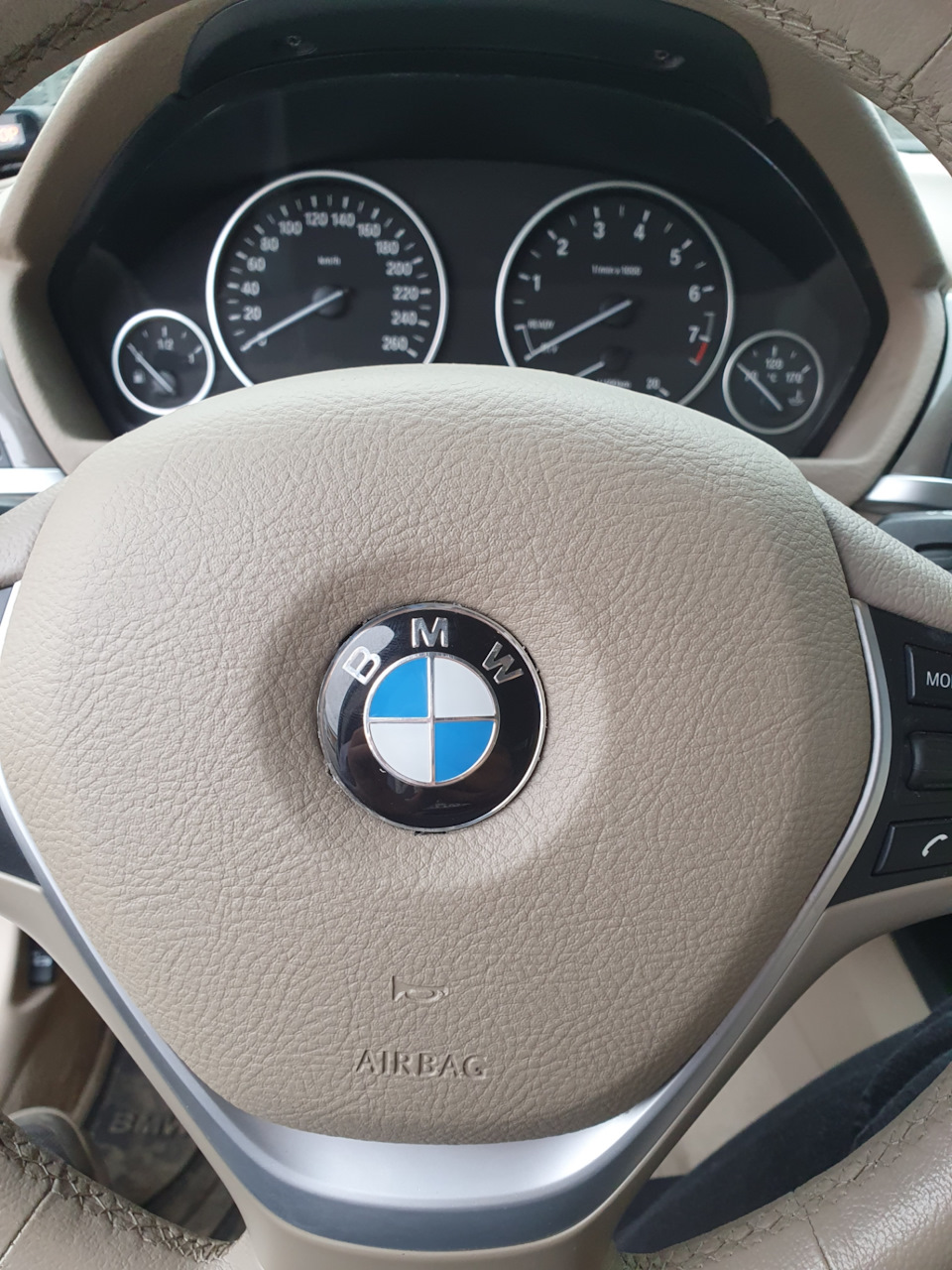 Руль — BMW 3 series (F30), 2 л, 2013 года | тюнинг | DRIVE2