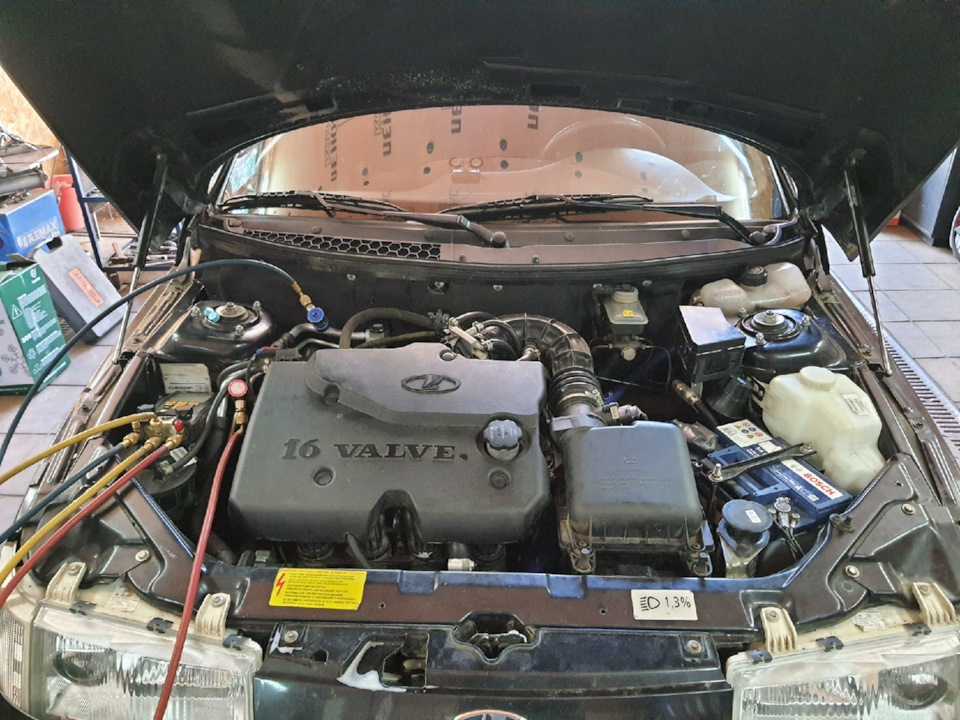 Кондиционер Halla от приоры в ваз 2110 — Lada 21104, 1,6 л, 2013 года ...