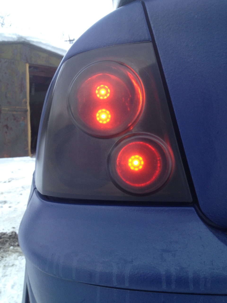 UFO LED в задние фанари — Opel Vectra B, 1,8 л, 1996 года | тюнинг | DRIVE2