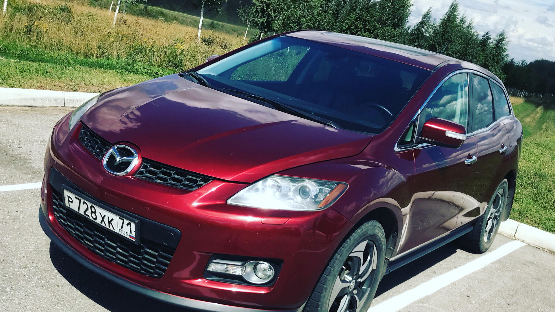 mazda cx 7 рестайлинг