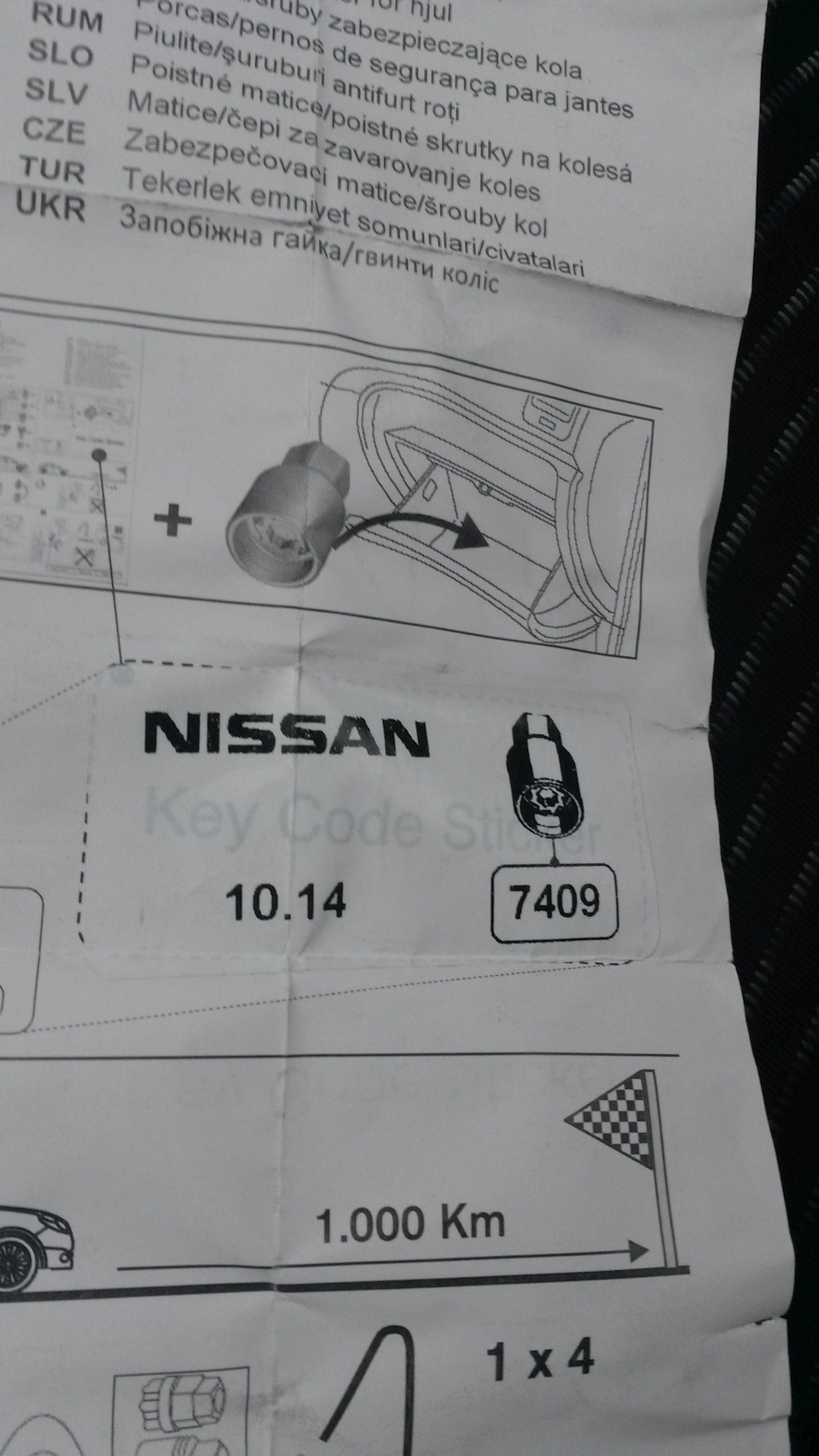 Артикул — Nissan Juke (1G)