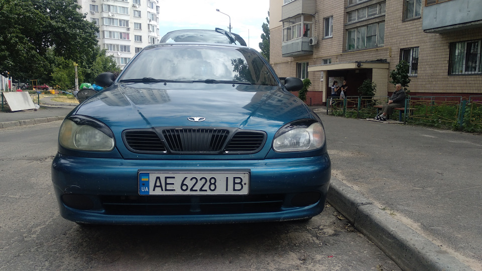 Реснічки на фари — Daewoo Lanos, 1,5 л, 1998 года | аксессуары | DRIVE2