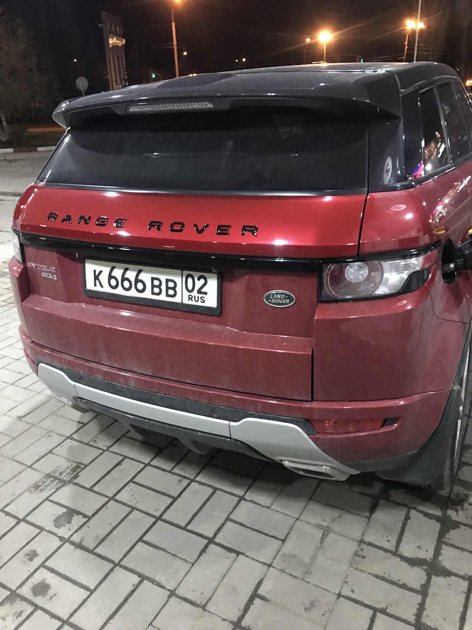 Чёрные буквы Black — Land Rover Range Rover Evoque, 2,2 л, 2014 года |  аксессуары | DRIVE2