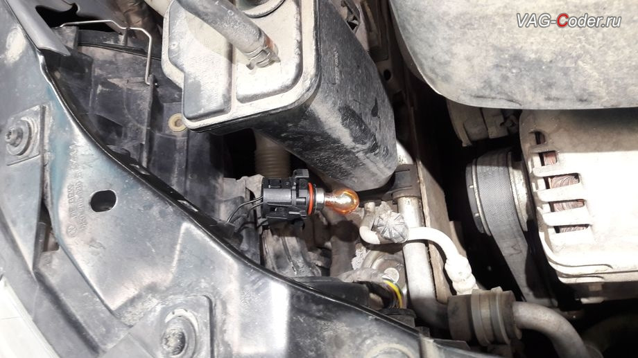 Устранение последствий установки нештатного ксенона, постояно горит ...