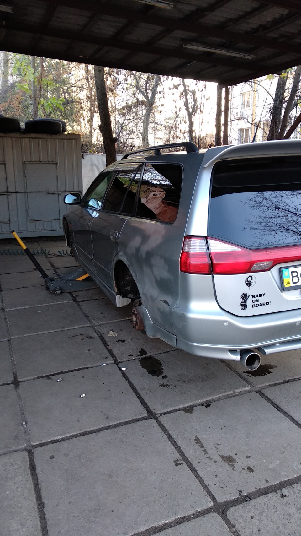 Переобулись. + Ремонт подвески. — Mitsubishi Galant (8G), 2,5 л., 1999 ...